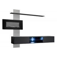 Living FLAME E ZPG FLE Genarom AM Negru / Gri Perlat